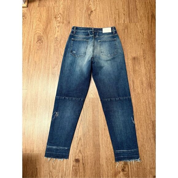 Closed Jeans 26 X Lent Mid Blue Boyfriend Fit Mid Waist Pants Size 26 NWT$435 - Picture 2 of 4
